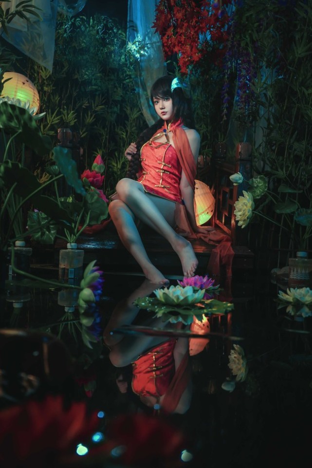 王者荣耀cosplay正片图赏御姐大乔同人旗袍