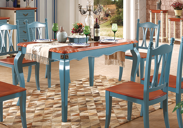 抓住天与海的颜色令人怦然心动的经典地中海餐桌椅如何设计