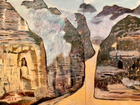 黄河|看展｜“黄河魂 赤子心”王克举百米油画长卷展