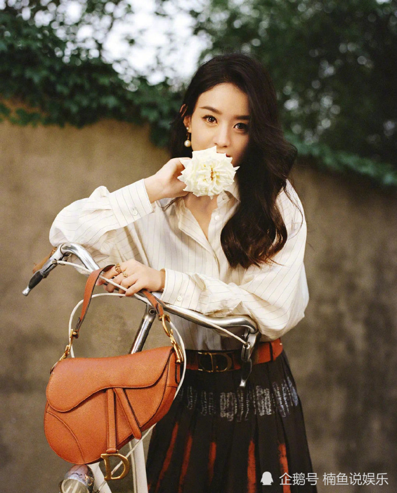 赵丽颖|同样是文艺写真，郑爽复古慵懒，赵丽颖明媚如风，谁更美？