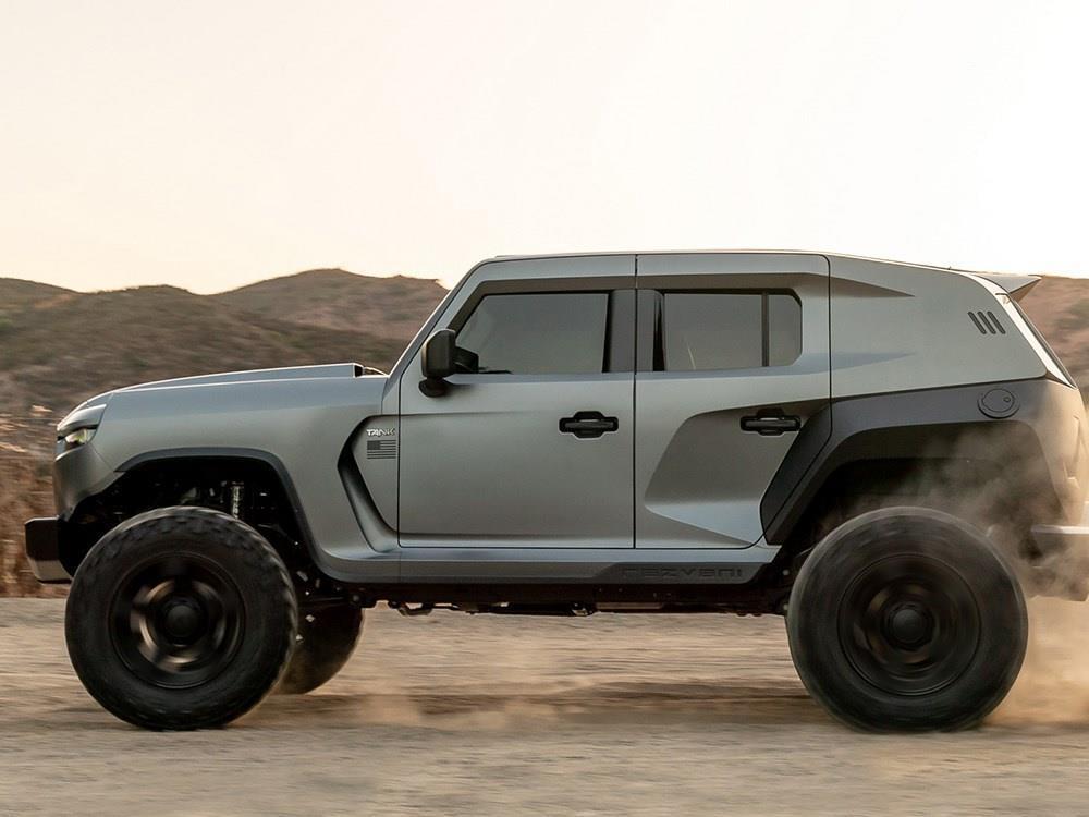 又一"陆地坦克"来袭,一脚踩出1000马力,远比奔驰大g霸气,悍马慌了