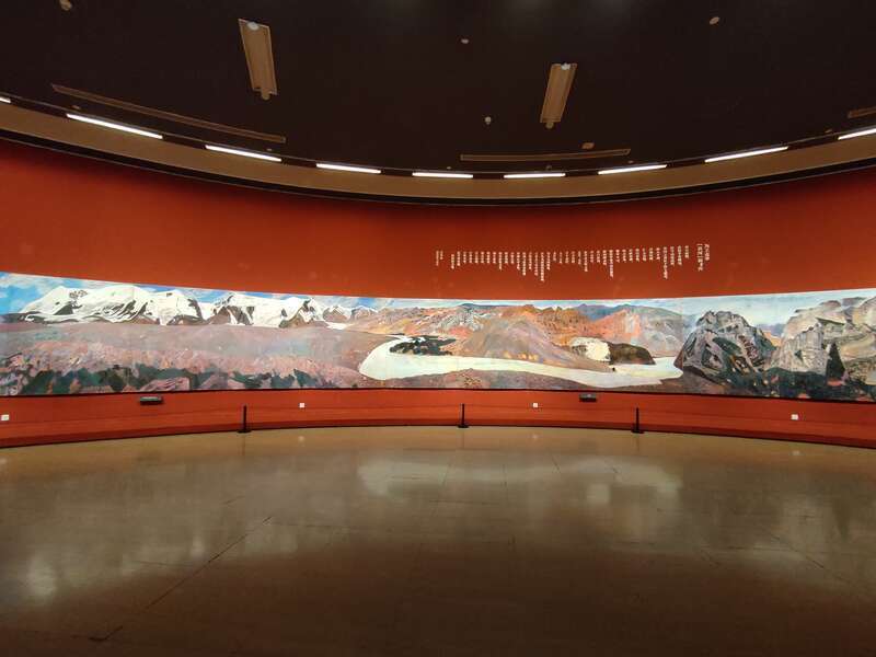 王克举|中国美术馆展出王克举《黄河》百米油画长卷