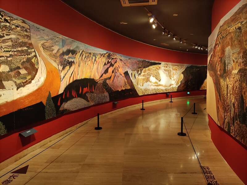 王克举|中国美术馆展出王克举《黄河》百米油画长卷