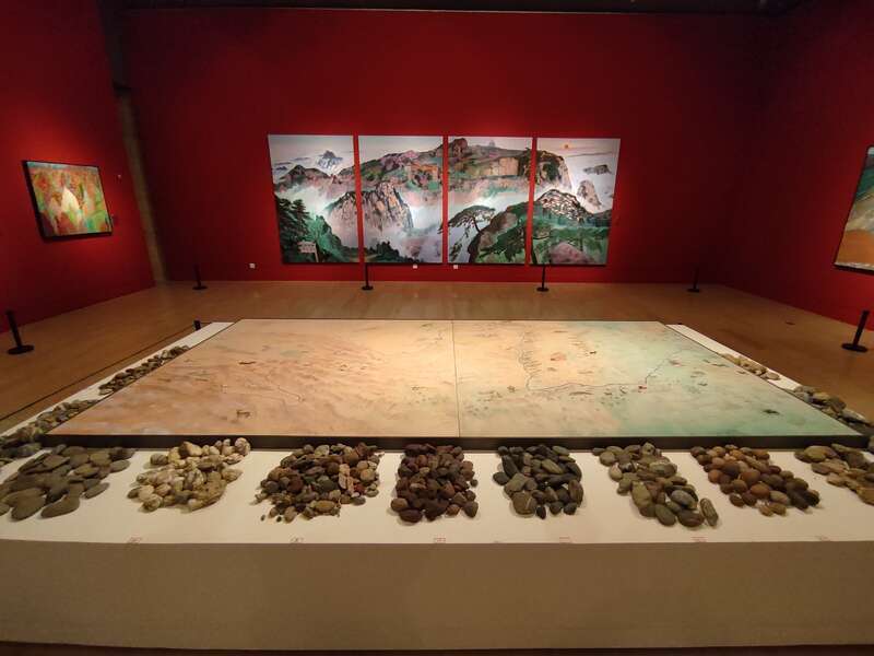 王克举|中国美术馆展出王克举《黄河》百米油画长卷