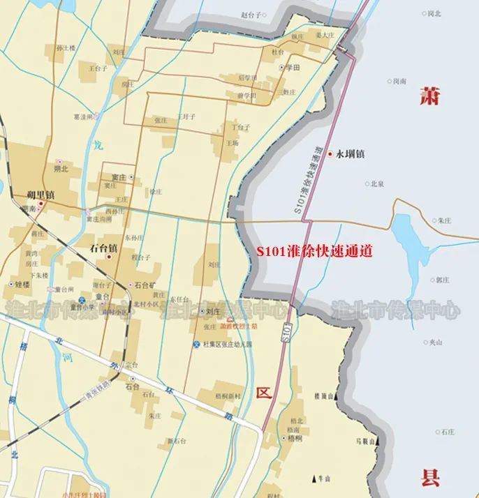 淮徐快速通道通车后 从东外环与北外环的连接处出发 未来可直达徐州