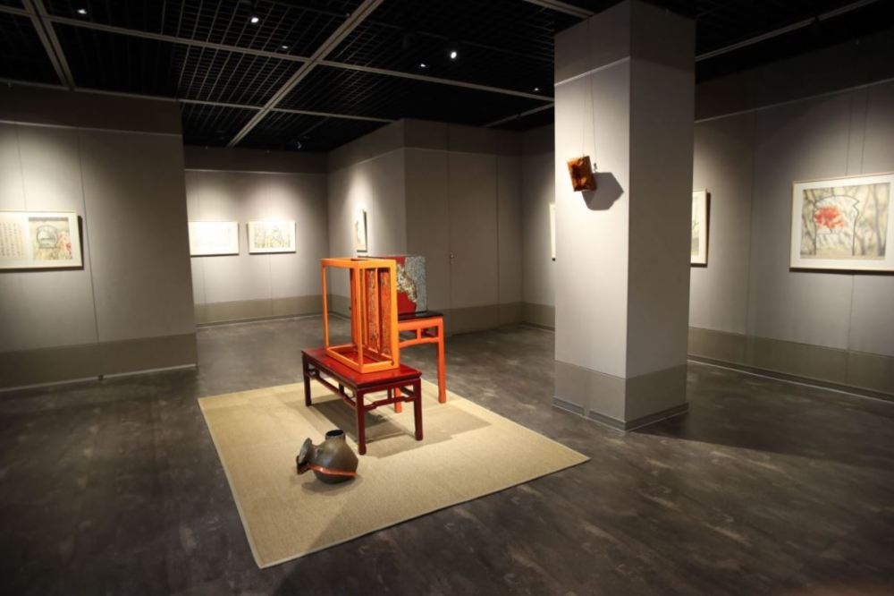 生漆|山水园林间，国画遇上大漆，复刻千年前“生漆点睛”的技艺