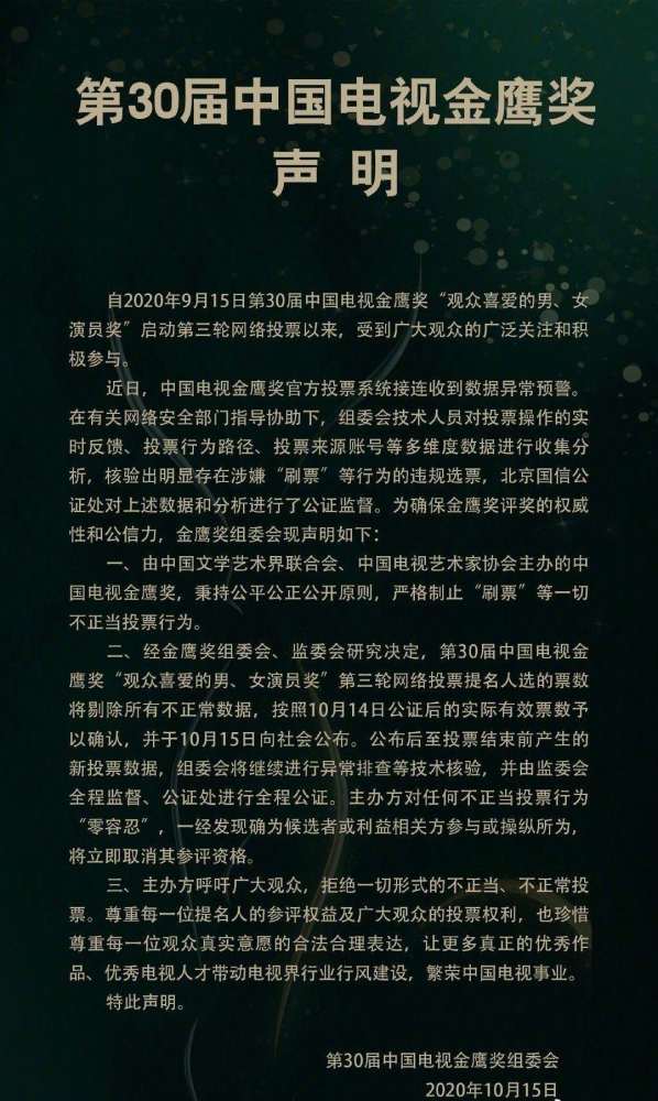 赵丽颖|金鹰奖“刷票”行为实锤，一女星被清掉53万余票，赵丽颖重回第一