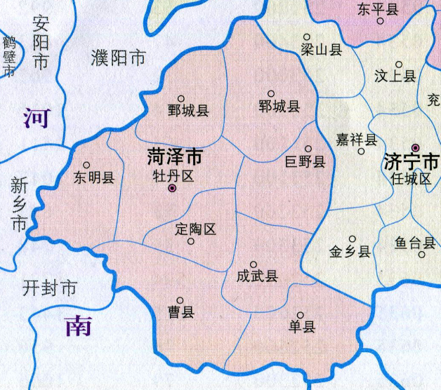 菏泽9区县人口一览:曹县170万,牡丹区117万
