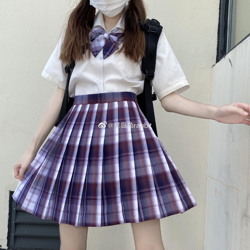 jk制服日常第226期:紫格系列