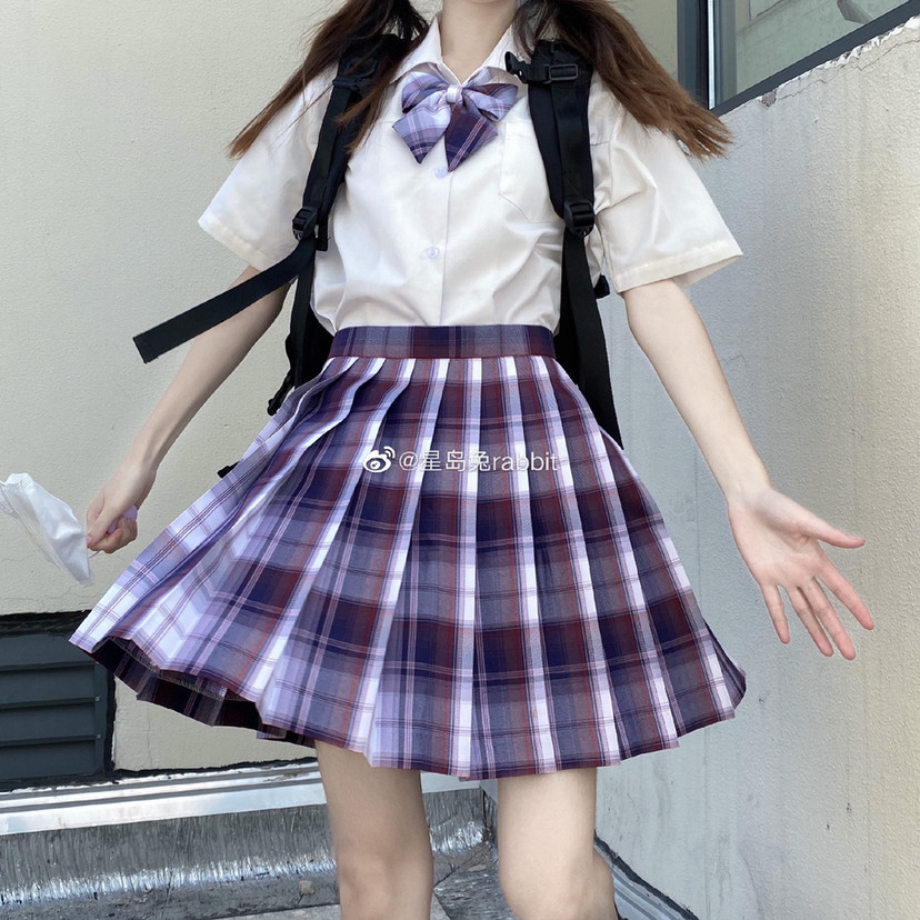 jk制服日常第226期:紫格系列