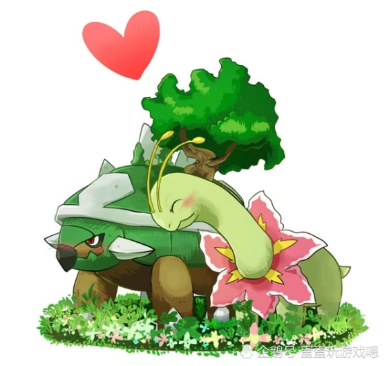 口袋妖怪中的最不起眼的草系御三家,实力太差只能当一个坐垫