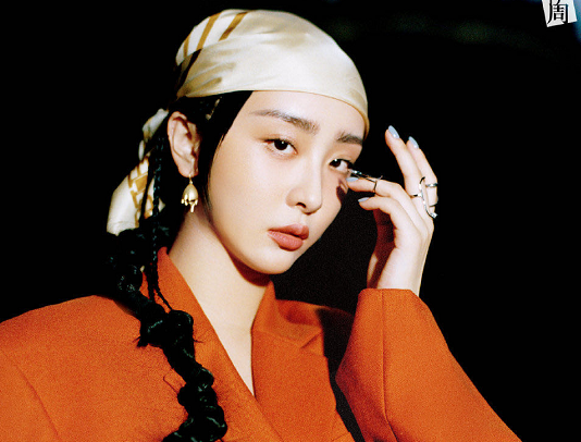 女星头巾造型杨颖仙气赵小棠复古看到周迅气质撑起