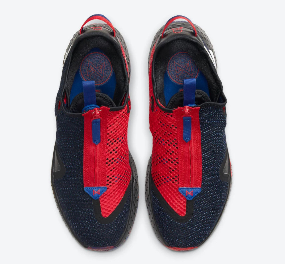 快船球队专属配色,黑红pg 4亮相!