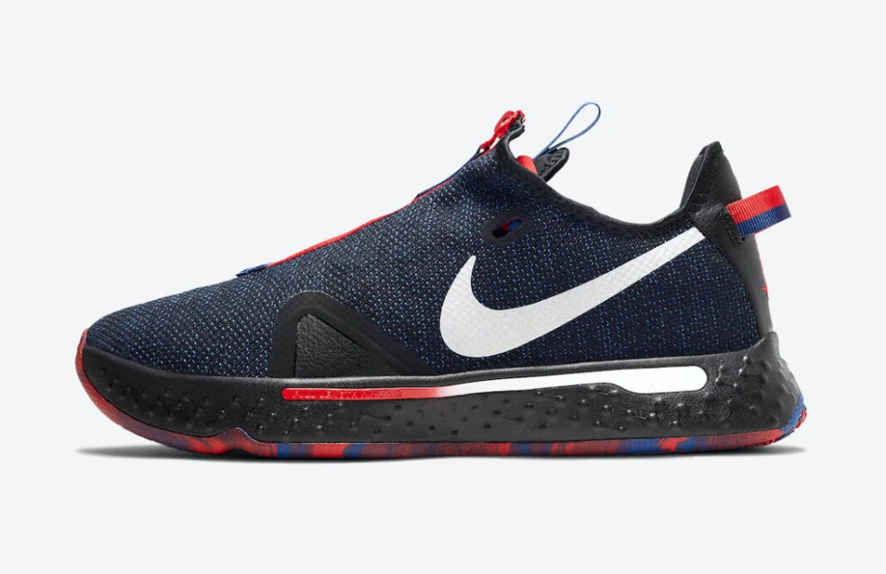 快船球队专属配色黑红pg4亮相