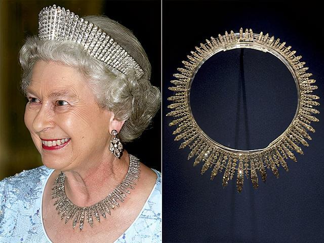 英女王最新官方肖像照出炉蓝宝石皇冠有深意皮肤比卡米拉都嫩