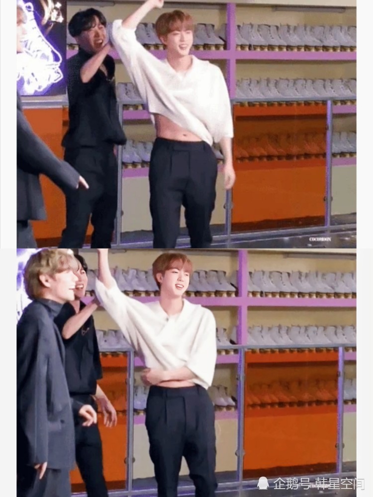 bts防弹少年团|BTS防弹少年团金硕珍，不愧是保守Boy，能露的只有膝盖了吧！