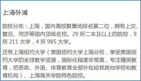 高校|大城市高校录取分数虚高？看看大城市的这些优势就知道有多值了