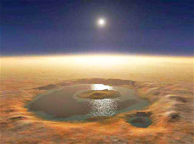 火星上被发现存在液态水面积为德国的20数量还不止一处