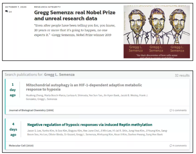 格雷格·塞门扎|2019诺贝尔奖得主塞门扎翻车！论文涉嫌造假，网友：P图才是科研利器？