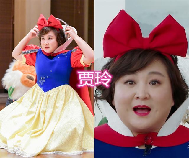 女星cos白雪公主,林允儿漂亮,贾玲可爱,孔雪儿才是公主本尊