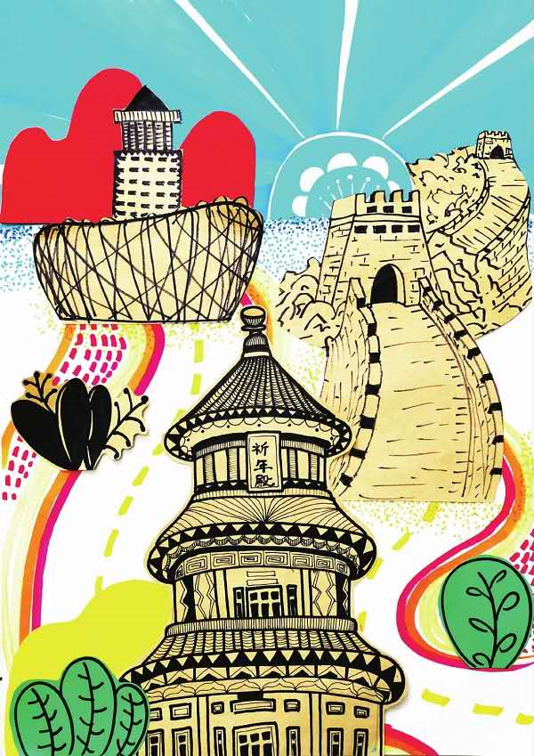 中小学生|来看！北京中小学生画笔诉乡情