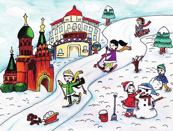 中小学生|来看！北京中小学生画笔诉乡情