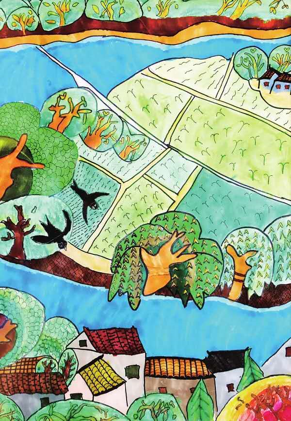 中小学生|来看！北京中小学生画笔诉乡情