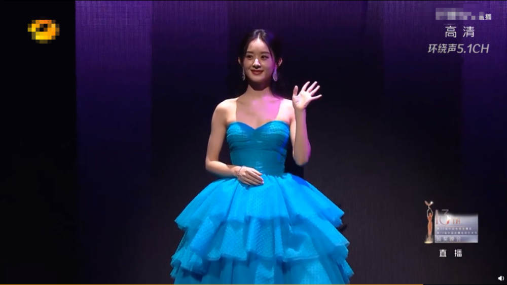 中国电视金鹰奖|赵丽颖二度斩获金鹰奖，成85后小花第一人，上台领奖一脸淡定