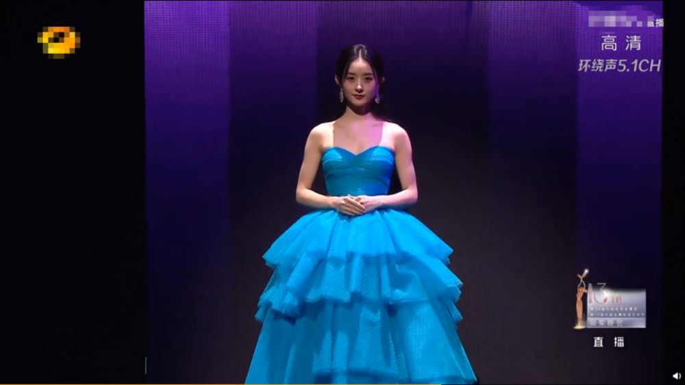 中国电视金鹰奖|赵丽颖二度斩获金鹰奖，成85后小花第一人，上台领奖一脸淡定