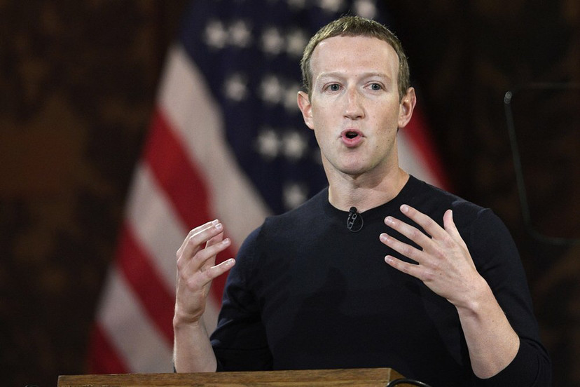 facebook ceo马克·扎克伯格在华盛顿乔治敦大学发表演讲自从特工和