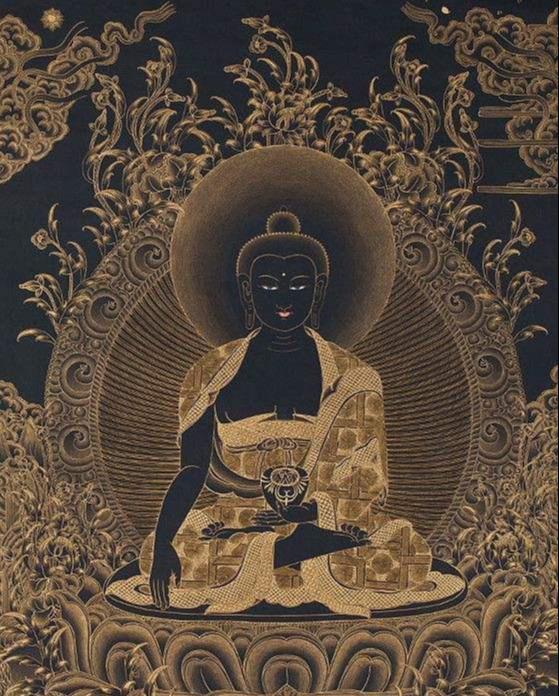 绘画艺术|神秘的“九色鹿”，它的故事绘画在敦煌莫高窟