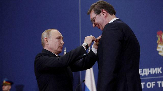 塞尔维亚加强了与俄罗斯和中国之间的关系