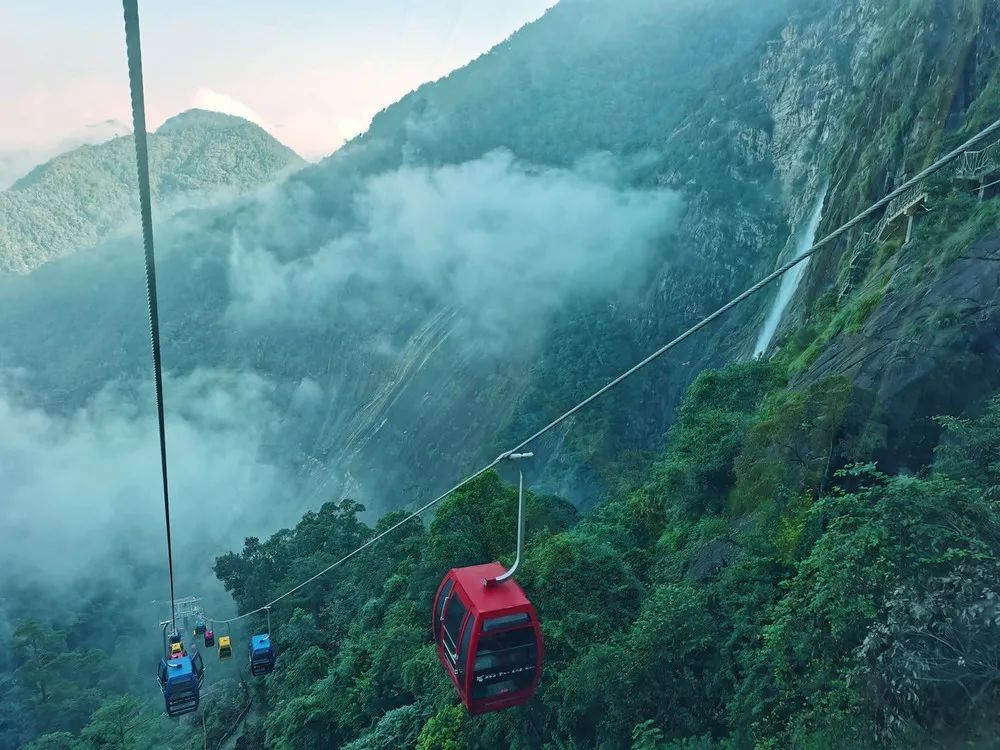 德化石牛山风景区缆车图片