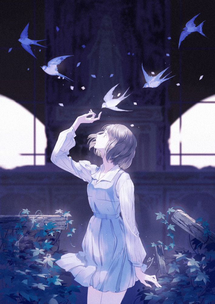 温柔辉光的轻拂,模糊了幻想的画卷边际,在温馨空灵的唯美意境里,倾诉