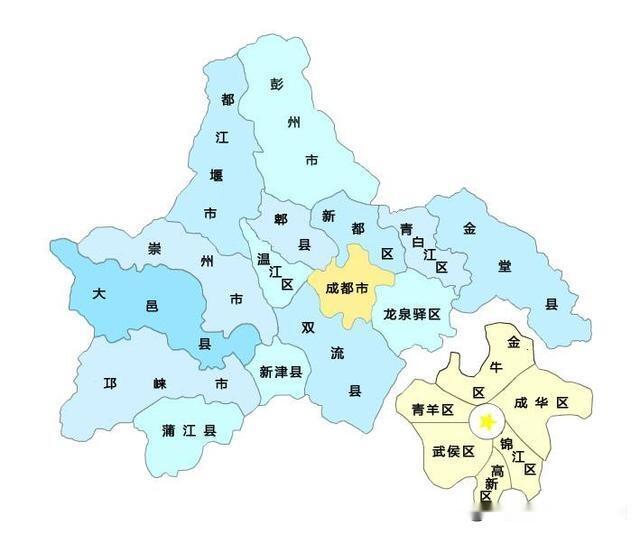 成都有望合并的2个区一旦成功未来经济将超越高新区