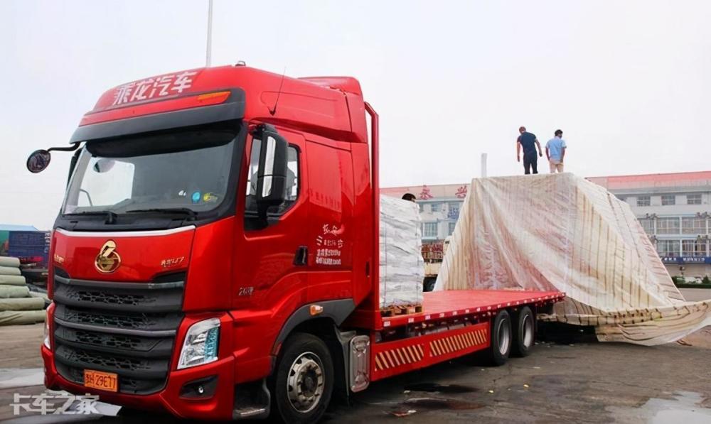 比175米大板拉货多甩挂运输首选中置轴货车何时能普及