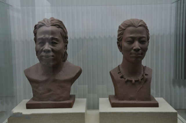 西安半坡人复原图