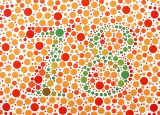 4张专业色盲测试图 看不清图片中的 英文字母 千万别开车 腾讯新闻