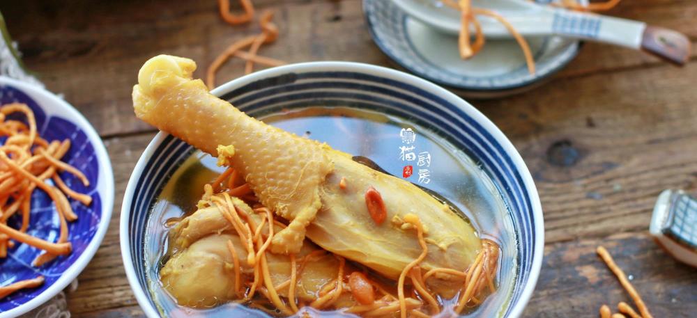 天冷教你虫草花煲鸡汤的做法汤清味鲜不油腻好喝停不下来