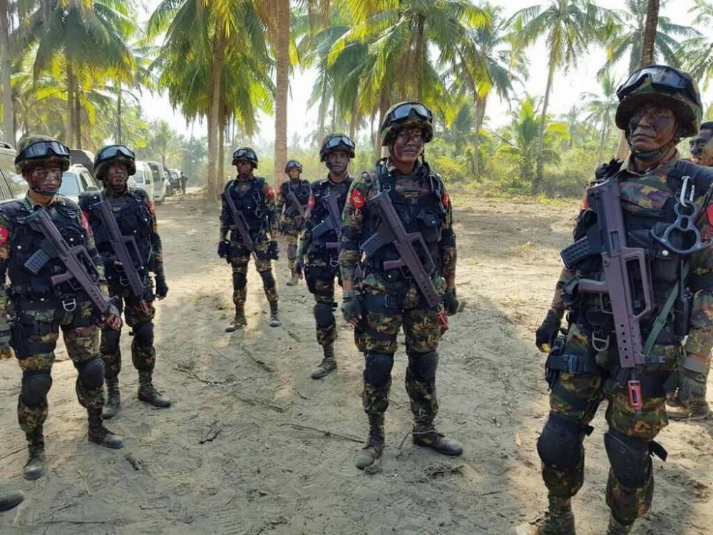缅甸陆军特种部队图片