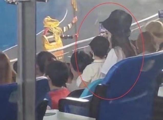 angelababy|Baby将小海绵打扮成蜘蛛侠畅游乐园，遇路人偷拍强势保护孩子