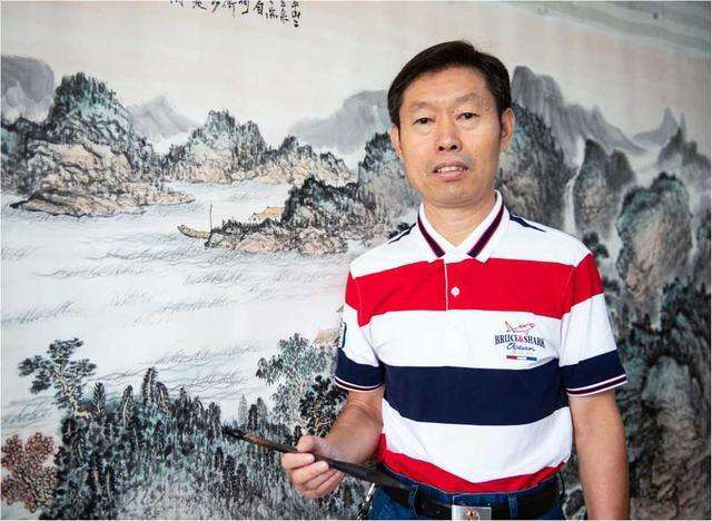 中国美术家协会|研修归来，赵联邦山水画家乡汇报展开幕