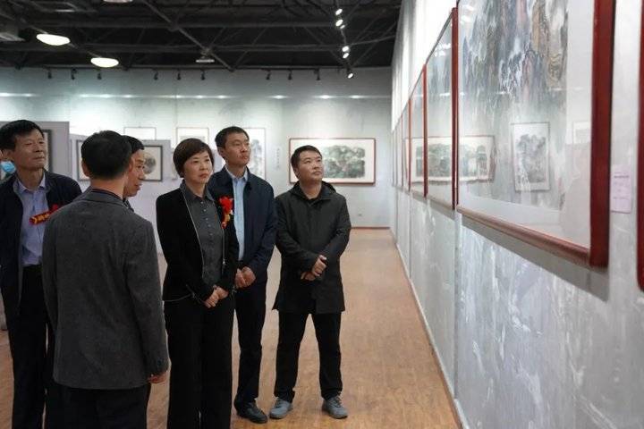 中国美术家协会|研修归来，赵联邦山水画家乡汇报展开幕
