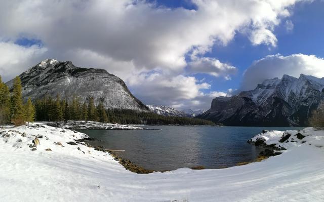 落基山脉|听说，落基山下雪了。我开始怀念那场红叶＆白雪之旅