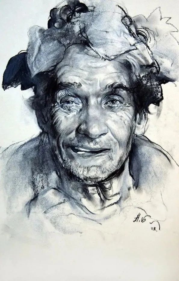 大师级的素描和油画恰到好处的美