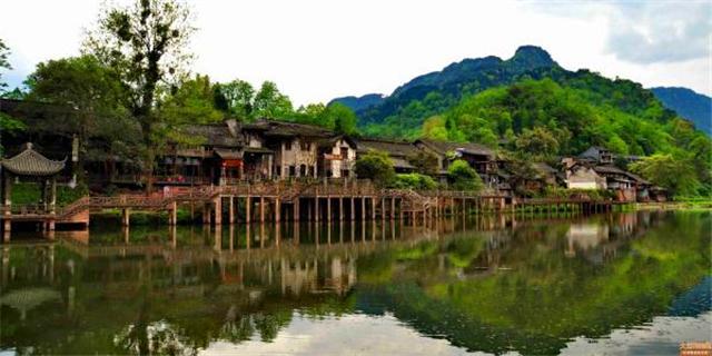 門票免費的四川十大古鎮之一,擁有山水畫般的風景,卻十分的小眾