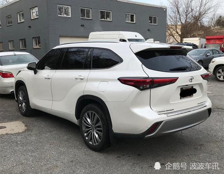 一汽丰田版全新汉兰达白车身曝光造型和海外版全新汉兰达相同