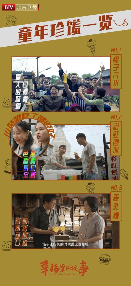 幸福里的故事|北京卫视《幸福里的故事》这些童年美味，哪个令你印象深刻？