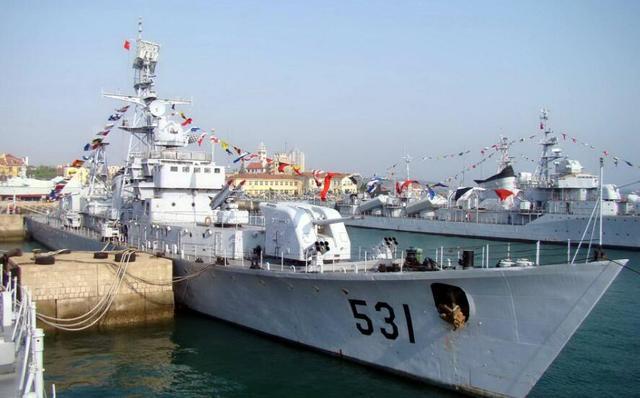 厉害中国053k型531鹰潭舰具有实战经验的防空型护卫舰