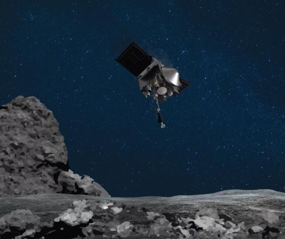 探测器|NASA探测器将从小行星上抓取史上最大岩石样本 距离地球超过3亿公里